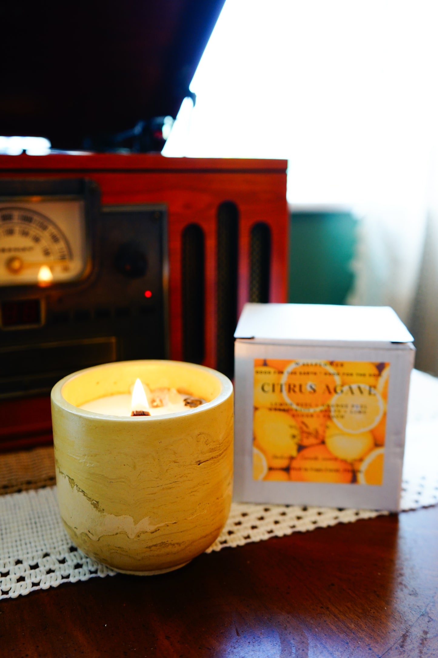 Signature Concrete Candle