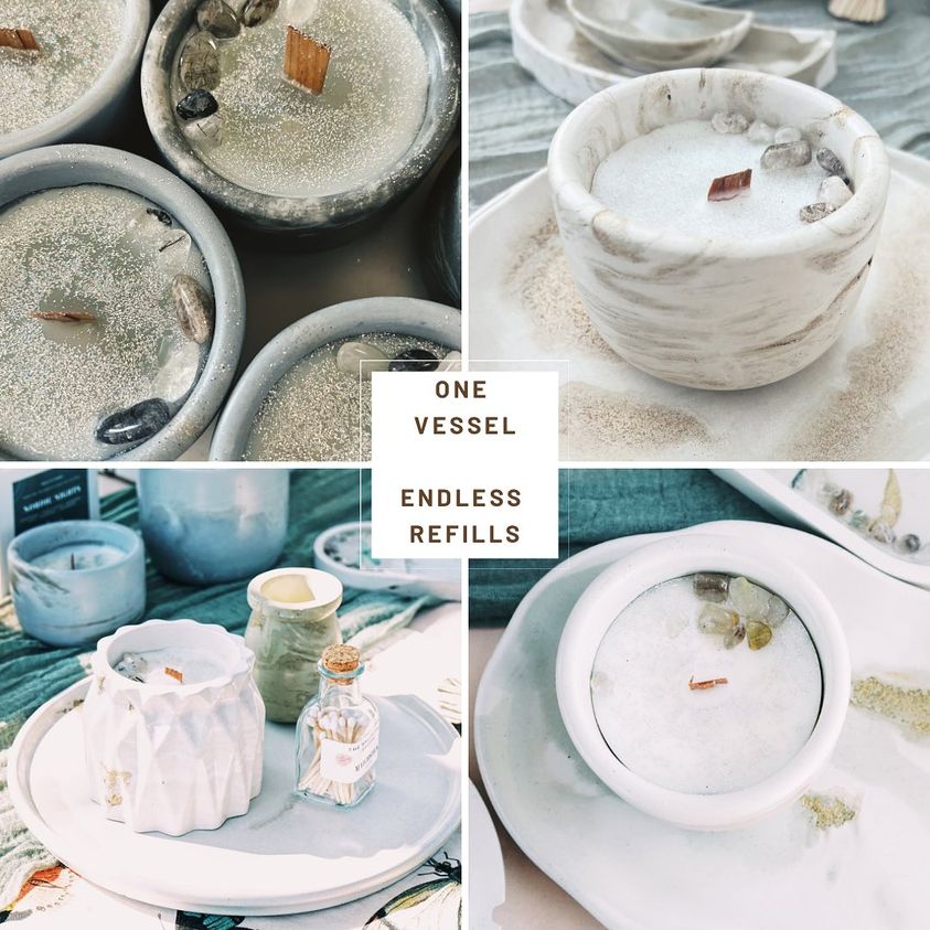 Concrete Candle REFILL