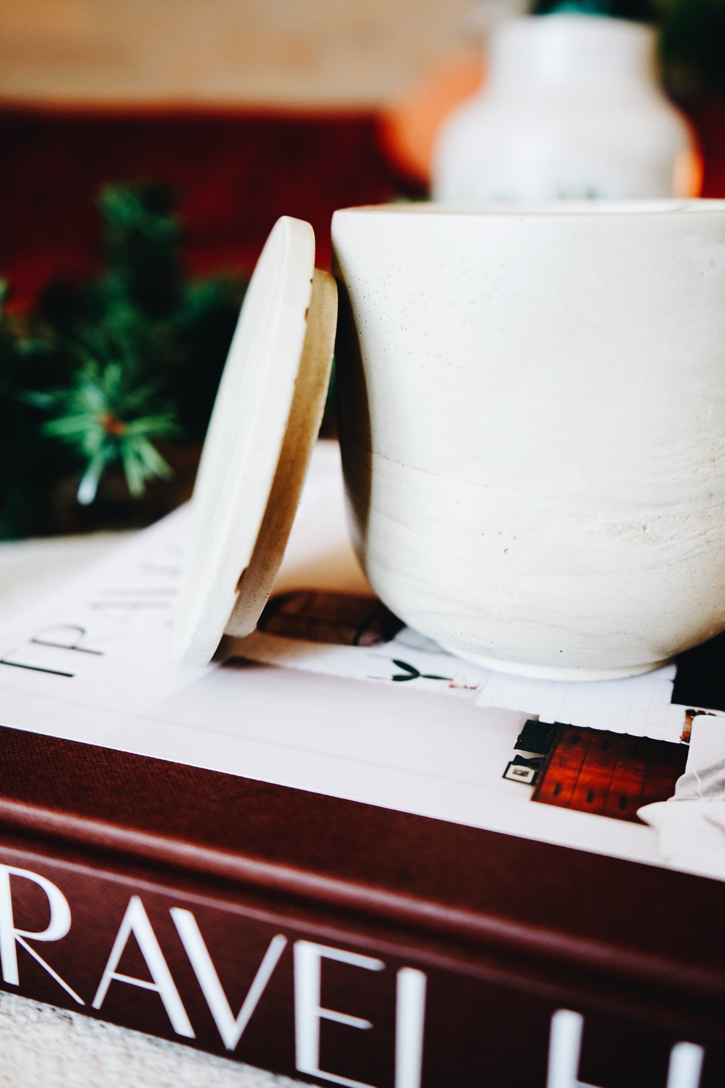 Seasonal Holiday Concrete Candle collection