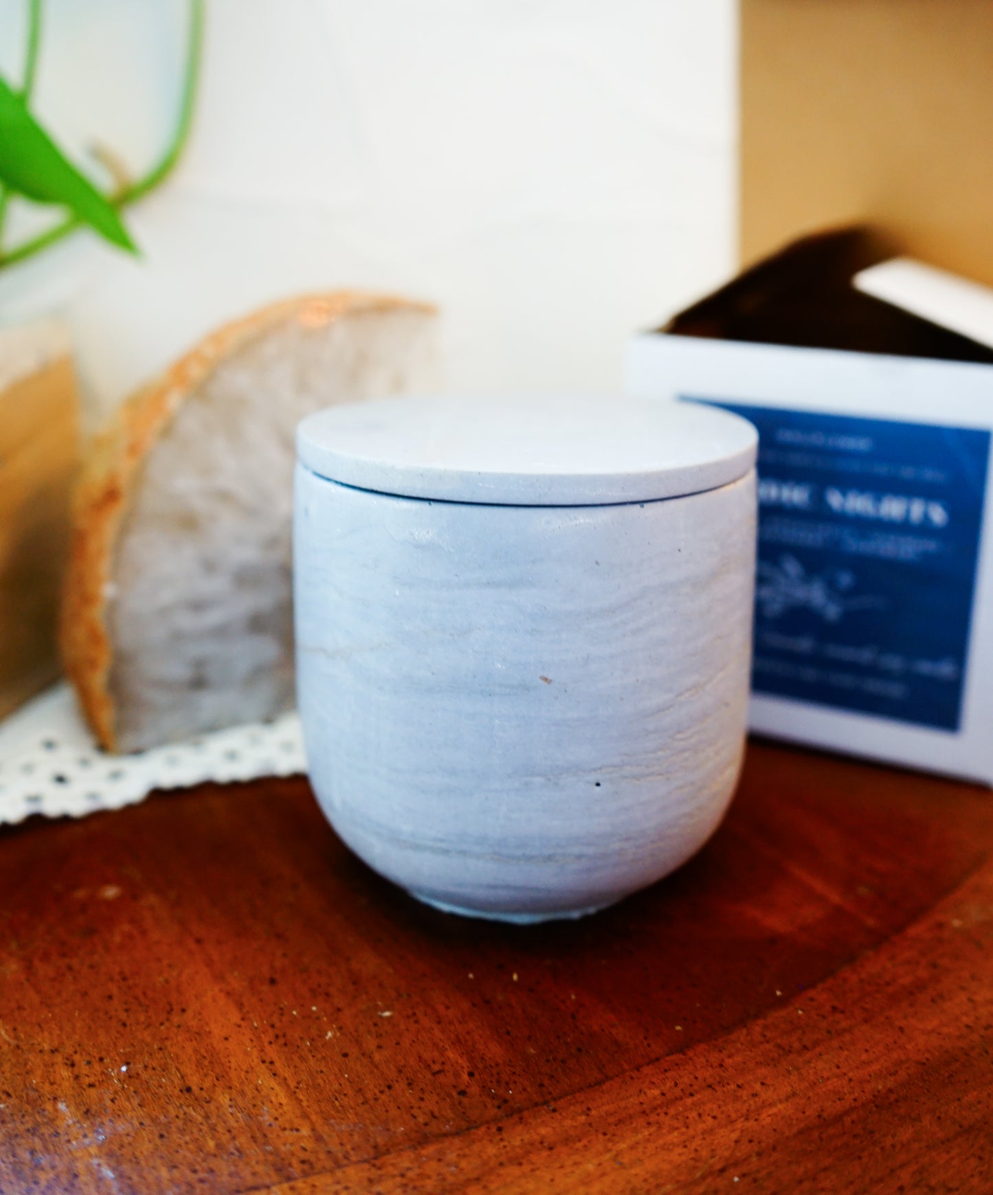 Seasonal Holiday Concrete Candle collection