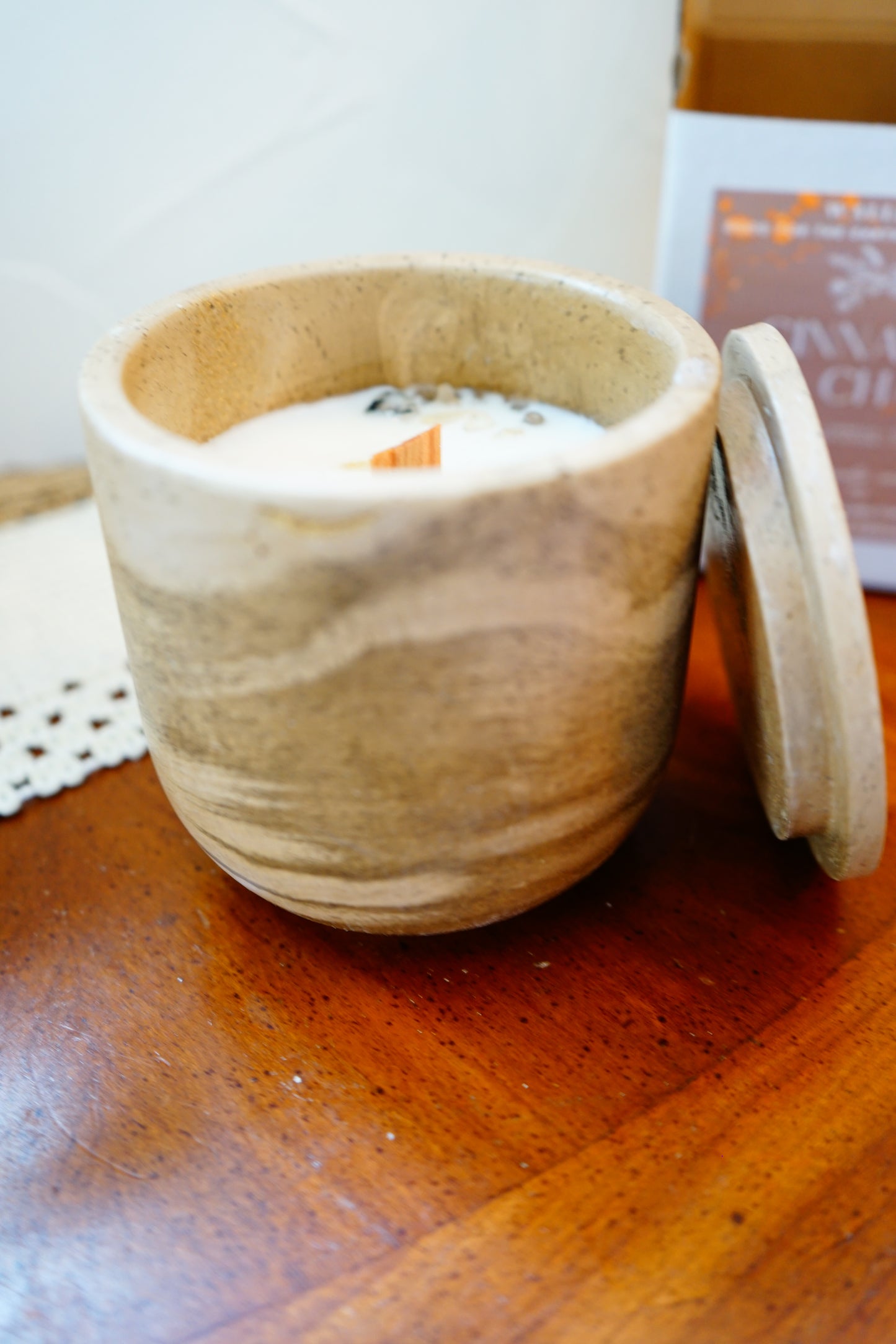 Seasonal Holiday Concrete Candle collection