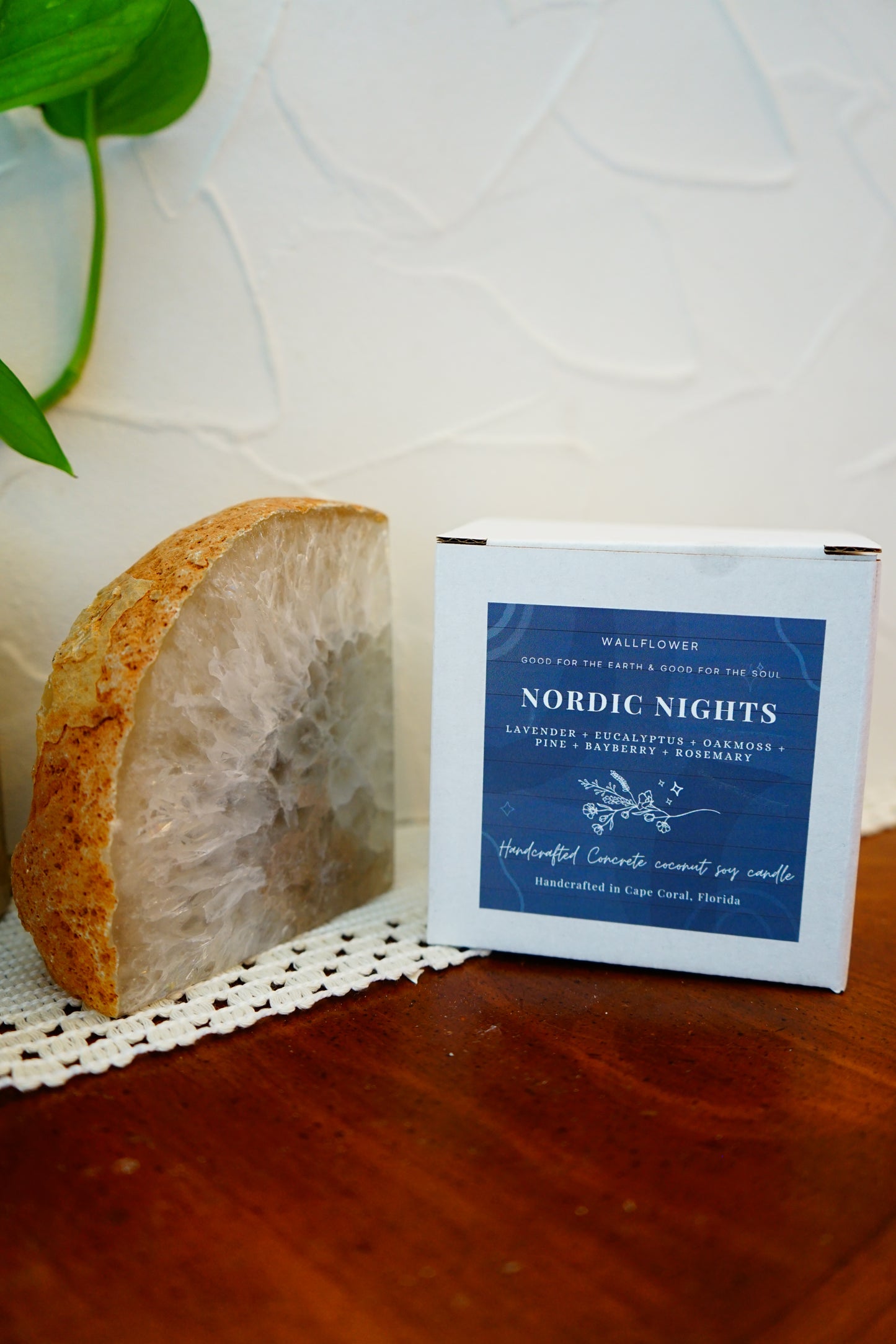 Seasonal Holiday Concrete Candle collection