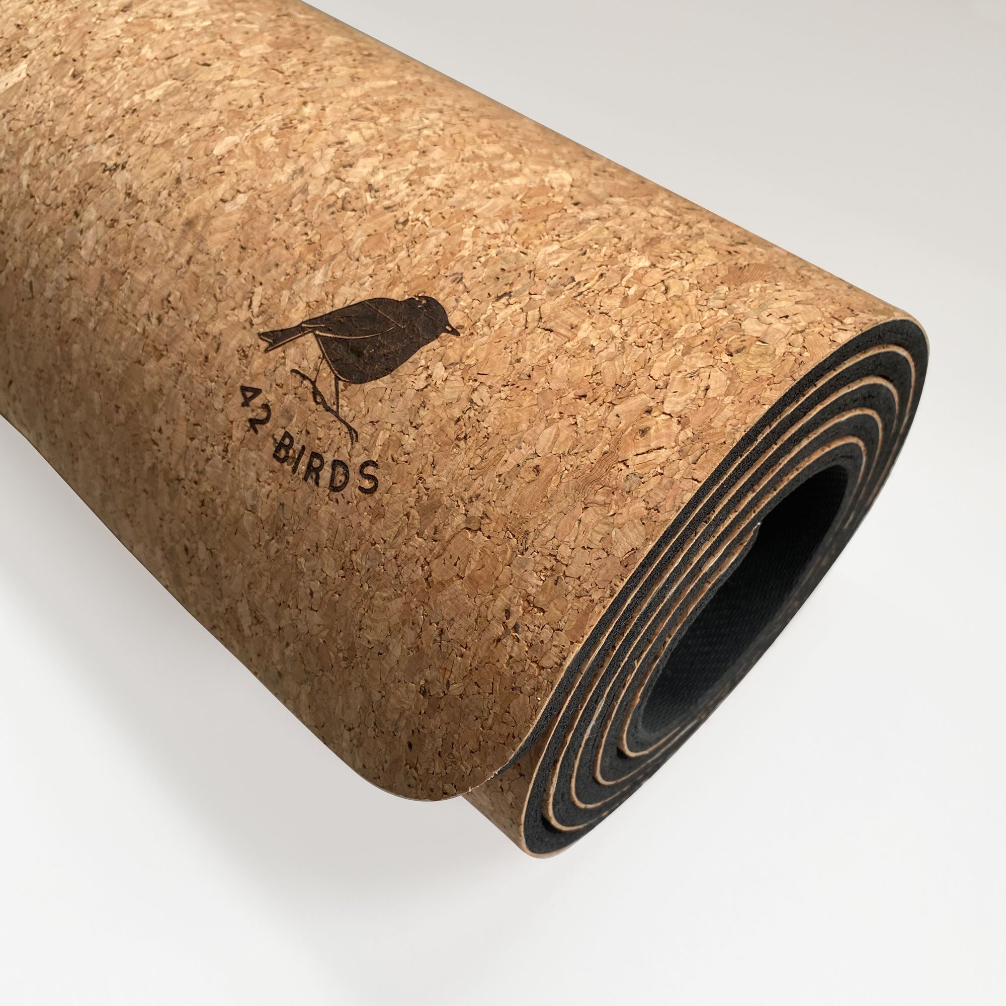 Extra Long Cork Yoga Industrial Mat “The Imperial Eagle” - 42 Birds