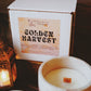 Golden Harvest Concrete Candle