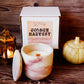 Golden Harvest Concrete Candle
