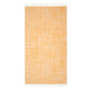 Vintage Turkish Towel Terry Backing 35x70" Absorbency Yellow