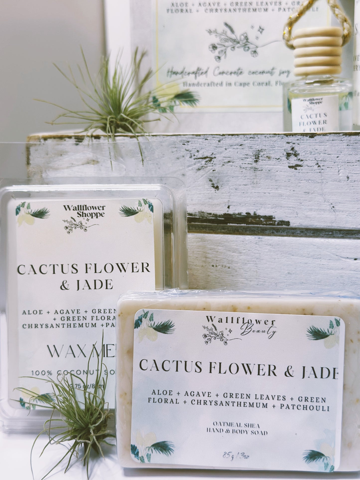 Cactus Flower & Jade