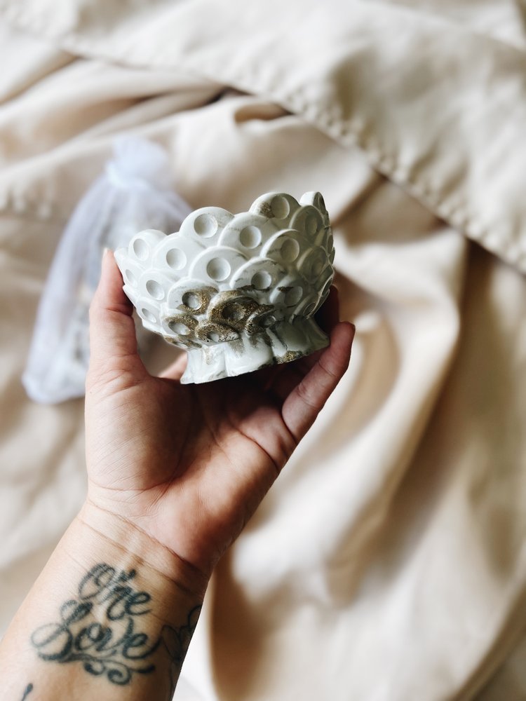 Scalloped Mini Vase