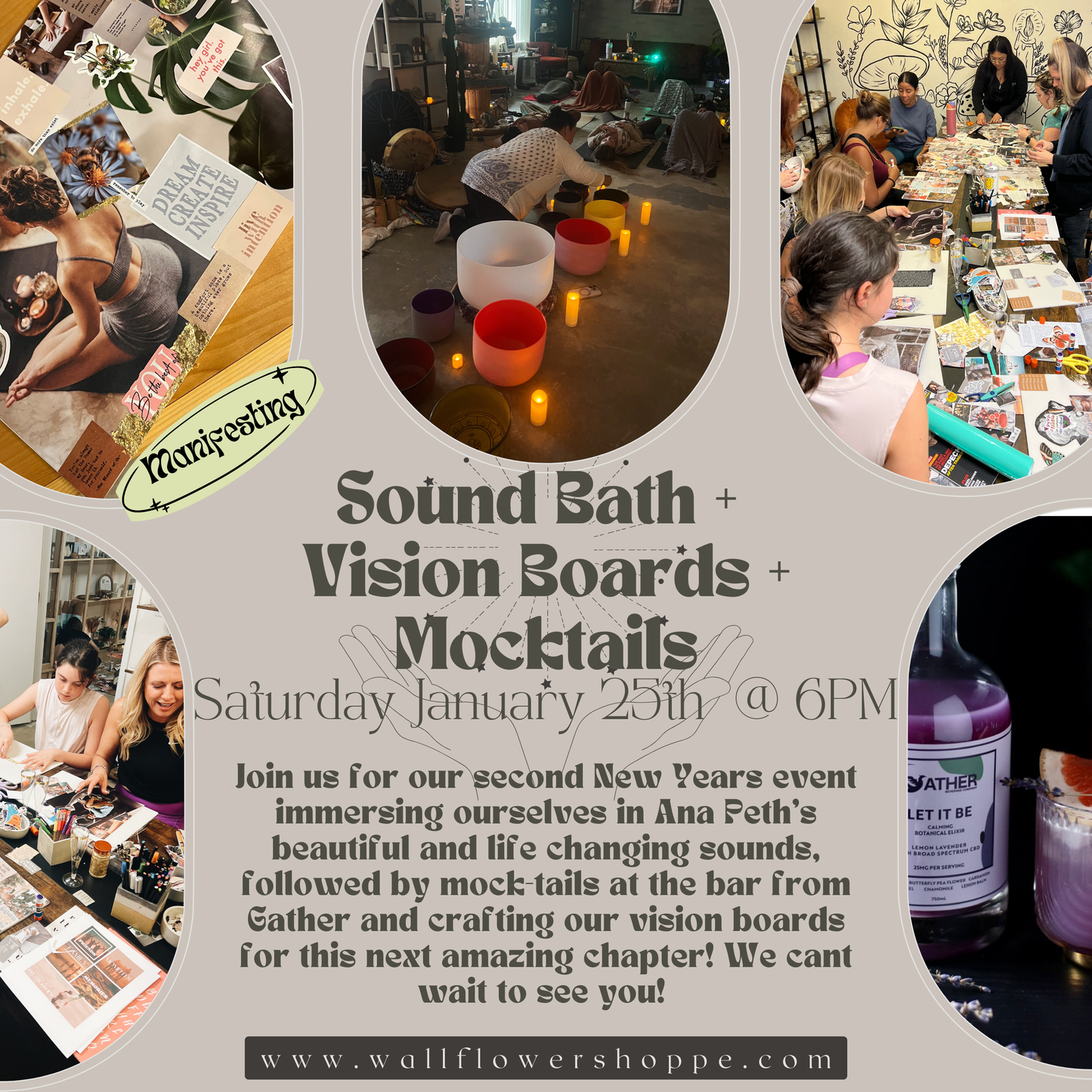 Full Moon Sound Bath and Vision Board Night